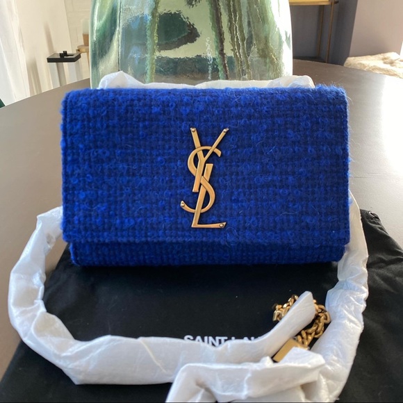 Saint Laurent Handbags - ❌❌SOLD New Saint Laurent Tweed Kate Monogram Bag